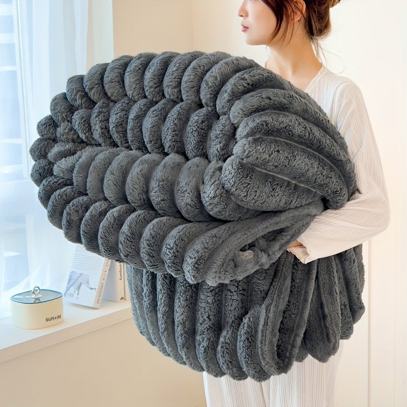 Double-Sided Throw Blanket - Warm, Soft & Cozy