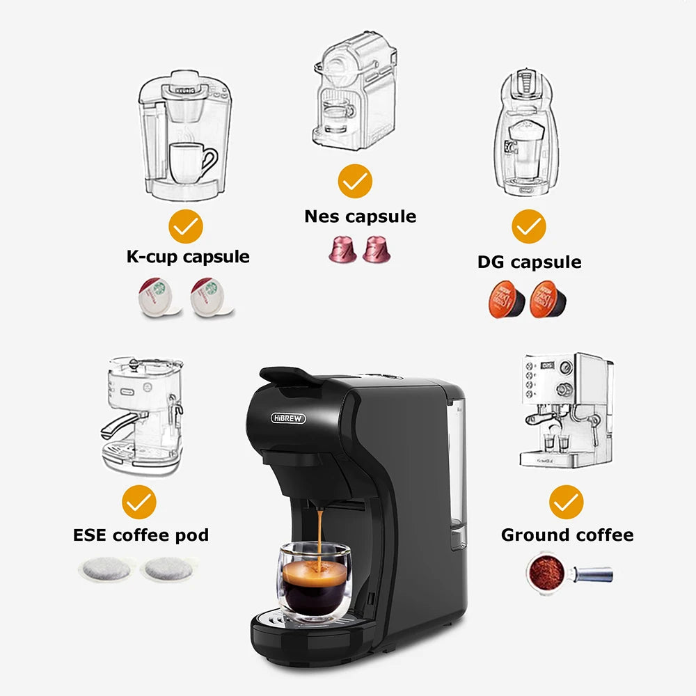 Coffee Machine 19 Bar 4in1 Hot & Cold Multiple