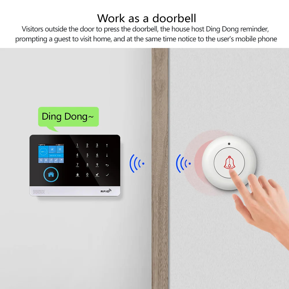 Home Security GSM Smart Life Wifi Alarm System